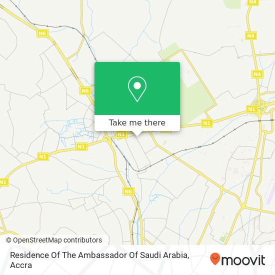 Residence Of The Ambassador Of Saudi Arabia map