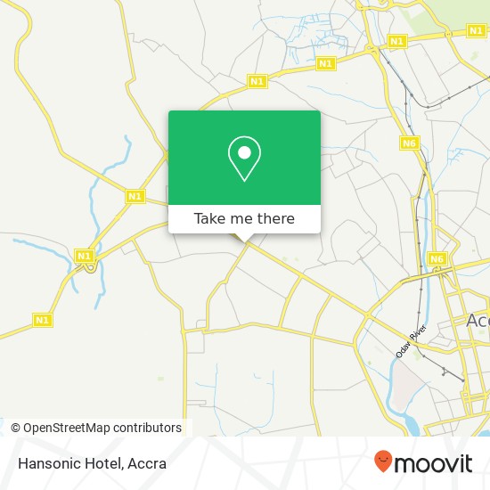 Hansonic Hotel map