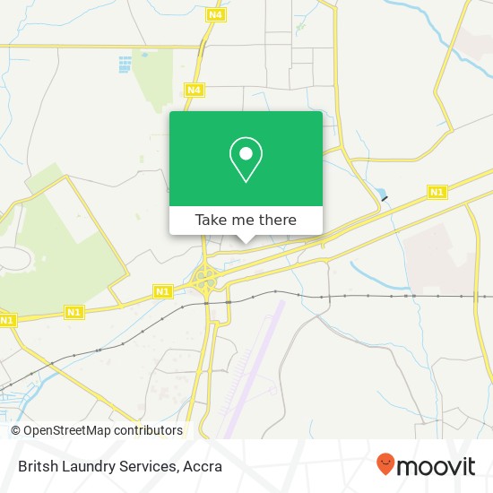 Britsh Laundry Services map