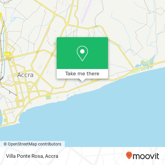 Villa Ponte Rosa map
