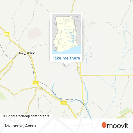 Kwabenya map