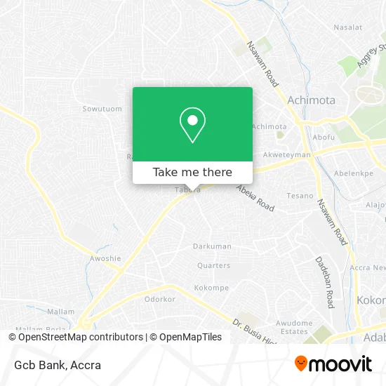 Gcb Bank map
