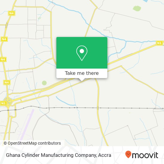 Ghana Cylinder Manufacturing Company map