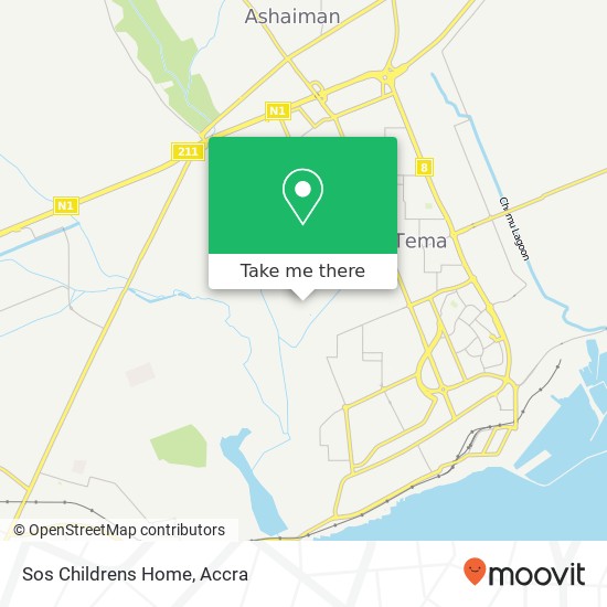 Sos Childrens Home map