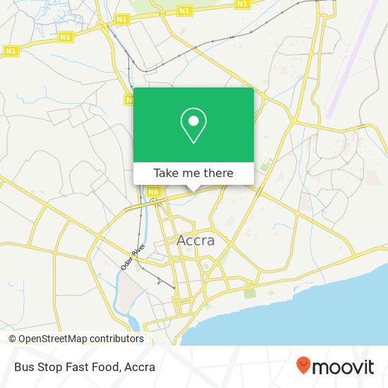Bus Stop Fast Food map