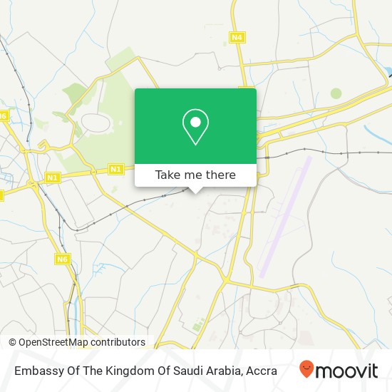 Embassy Of The Kingdom Of Saudi Arabia map