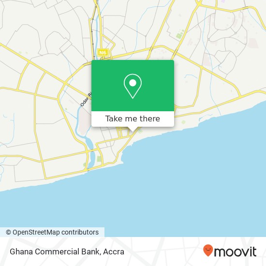 Ghana Commercial Bank map
