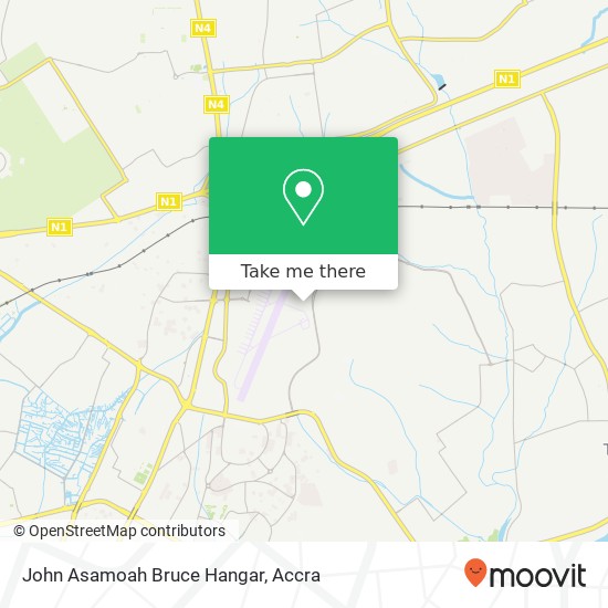 John Asamoah Bruce Hangar map