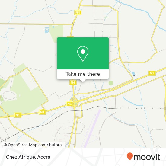 Chez Afrique map