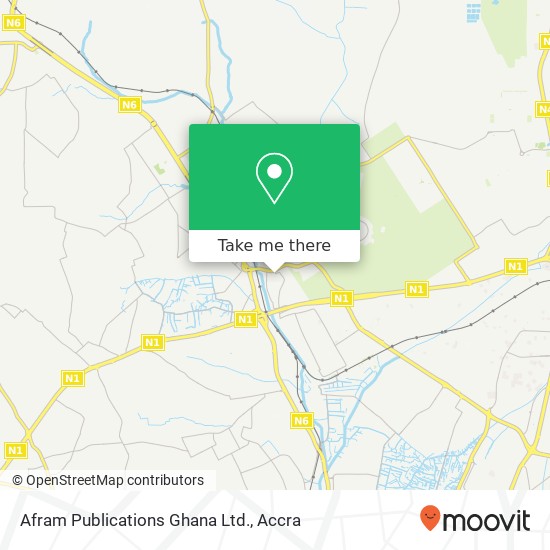 Afram Publications Ghana Ltd. map