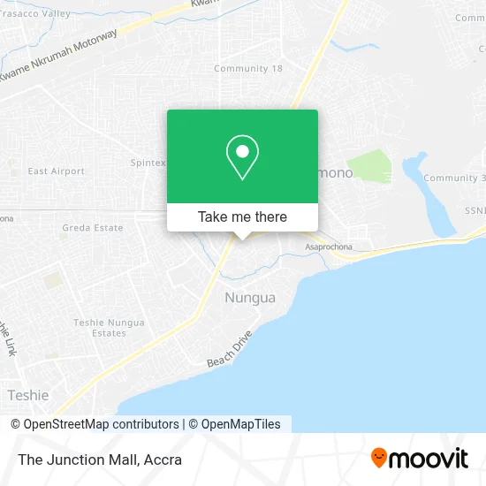 The Junction Mall map