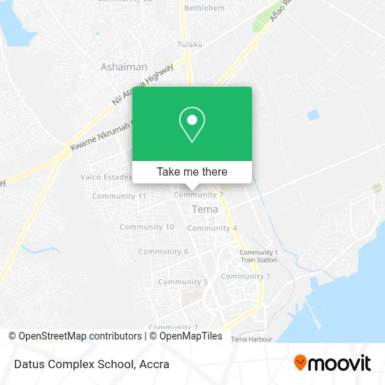 Datus Complex School map
