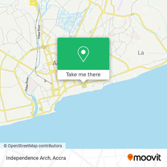 Independence Arch map