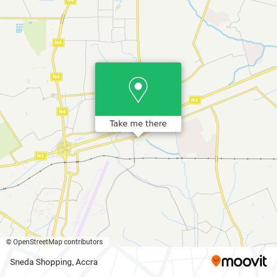 Sneda Shopping map