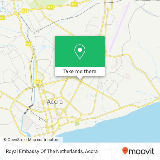 Royal Embassy Of The Netherlands map