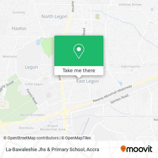 La-Bawaleshie Jhs & Primary School map