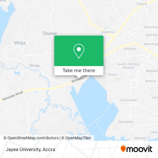 Jayee University map