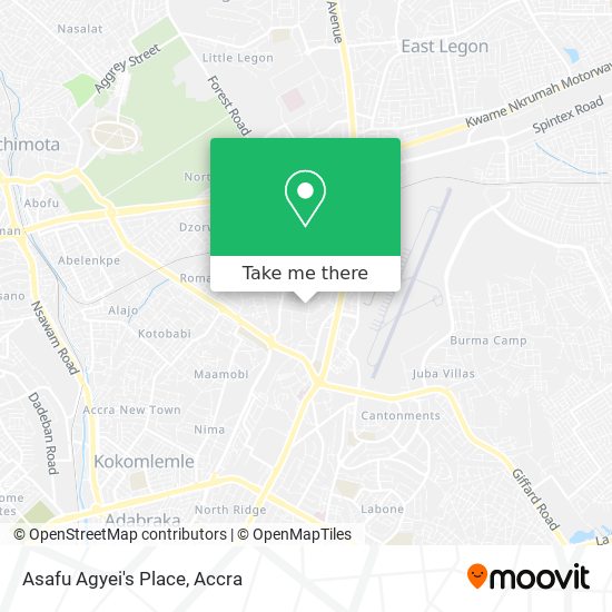 Asafu Agyei's Place map