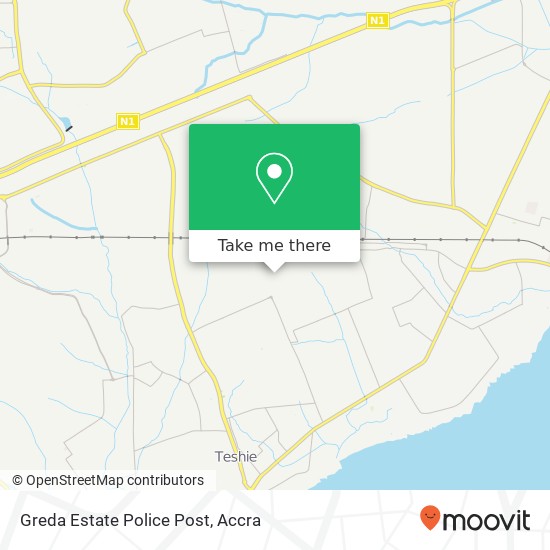 Greda Estate Police Post map