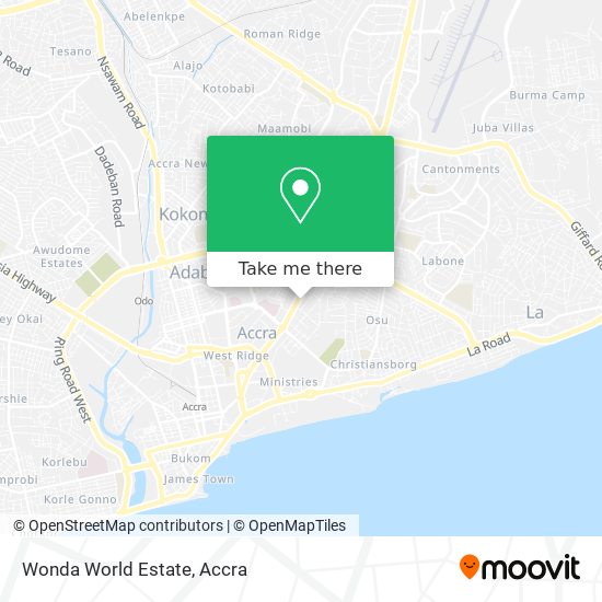 Wonda World Estate map