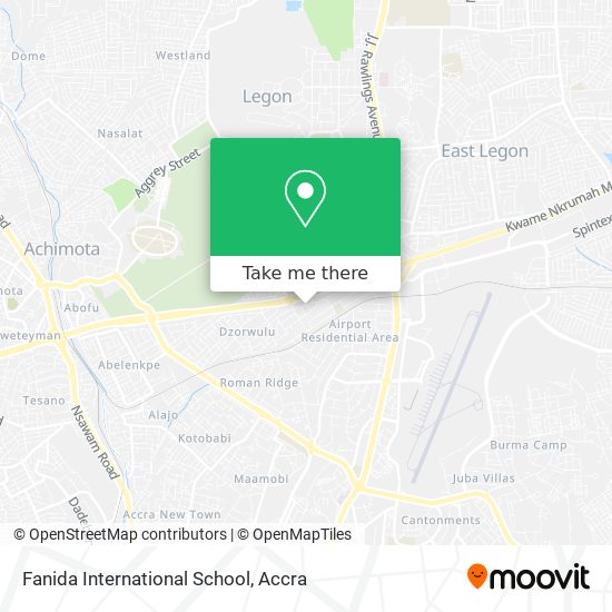 Fanida International School map