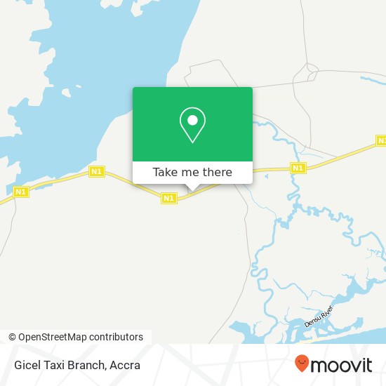 Gicel Taxi Branch map