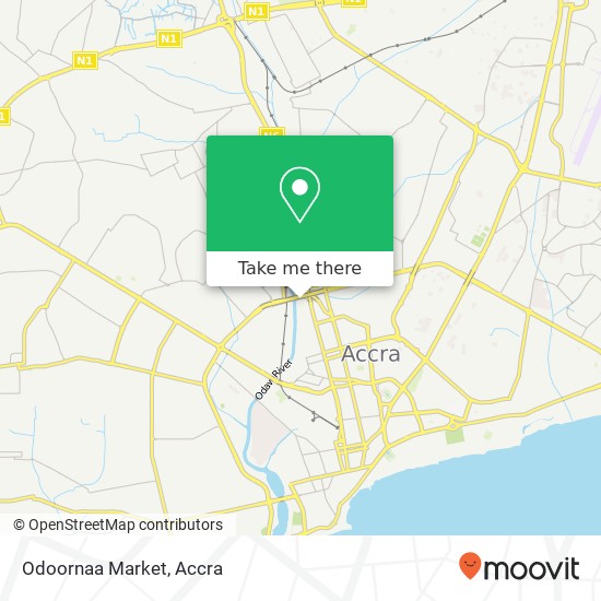 Odoornaa Market map