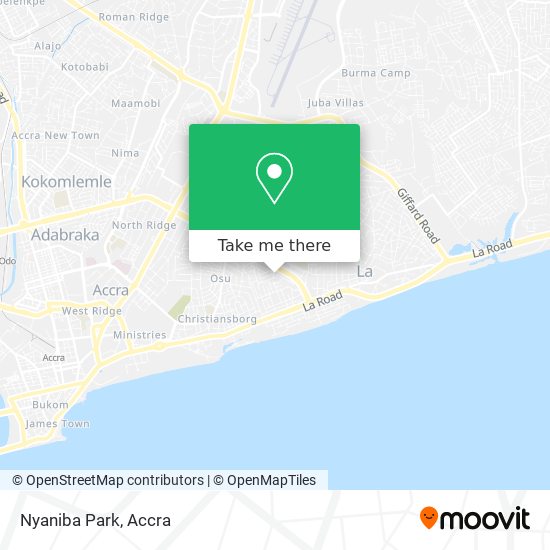 Nyaniba Park map