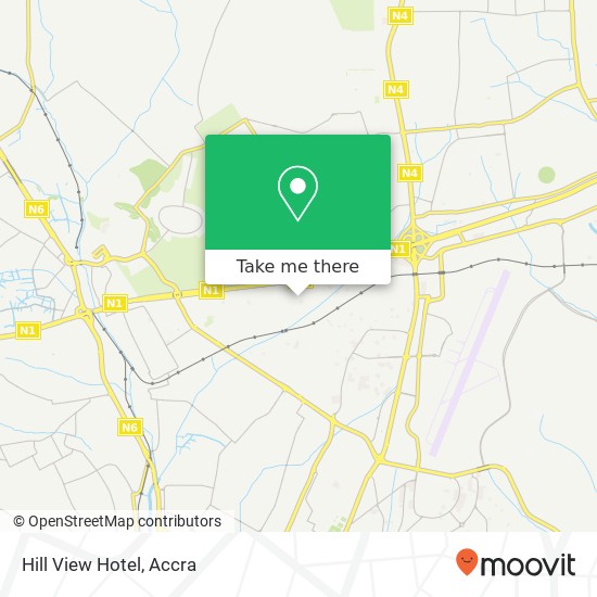 Hill View Hotel map