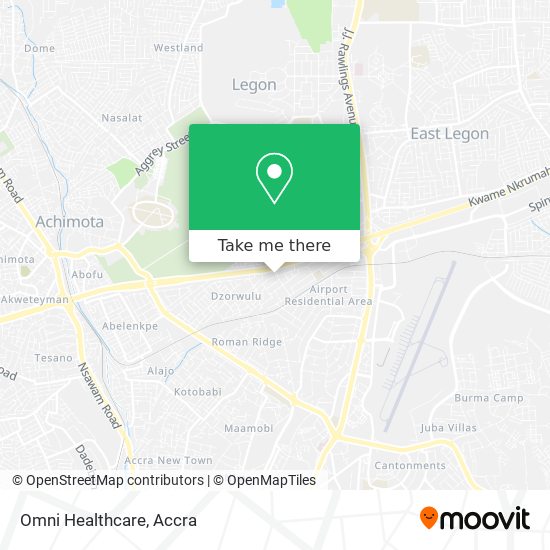 Omni Healthcare map