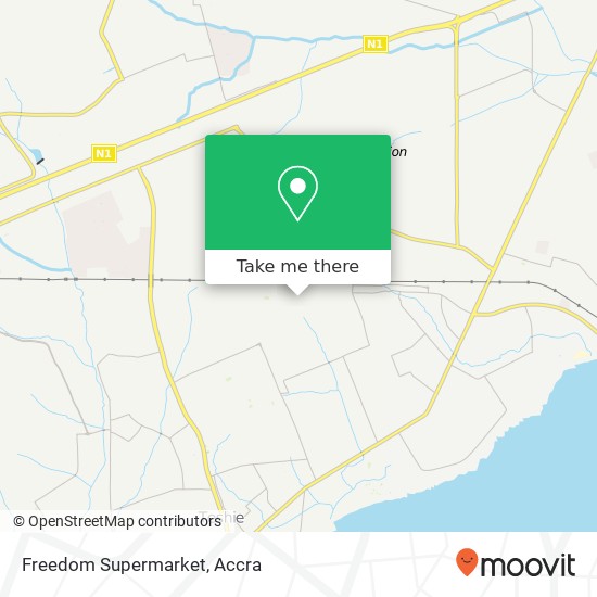 Freedom Supermarket map