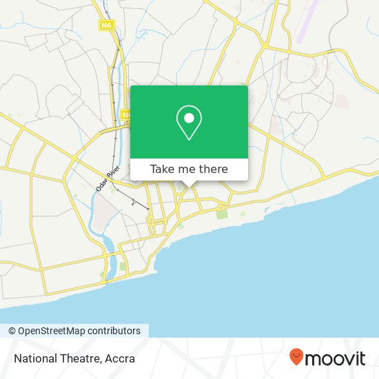 National Theatre map
