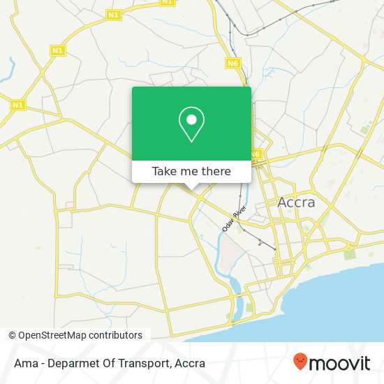 Ama - Deparmet Of Transport map