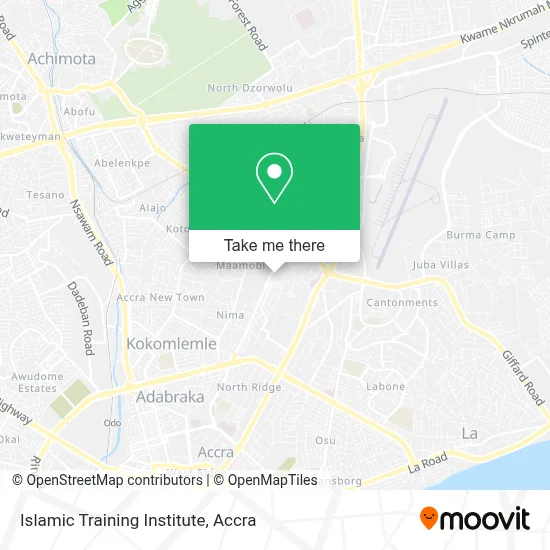 Islamic Training Institute map