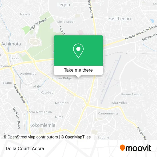 Deila Court map