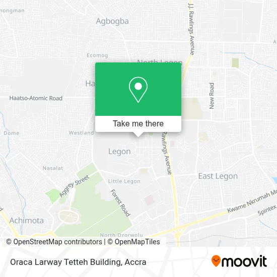 Oraca Larway Tetteh Building map