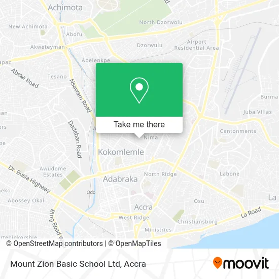 Mount Zion Basic School Ltd map