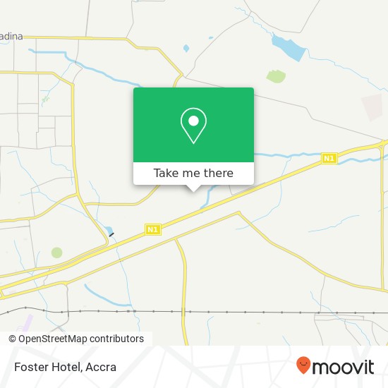 Foster Hotel map