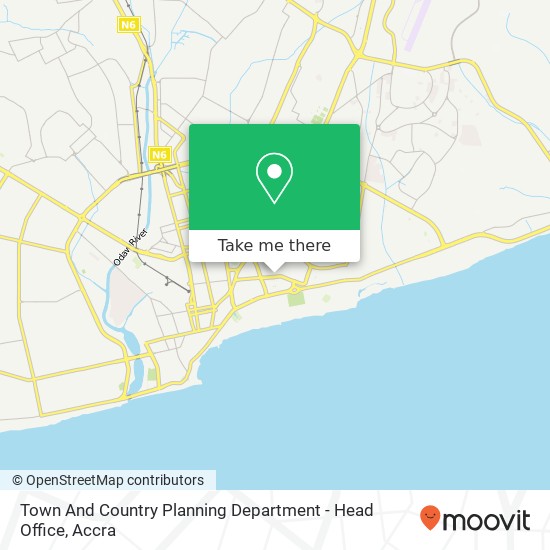 Town And Country Planning Department - Head Office map