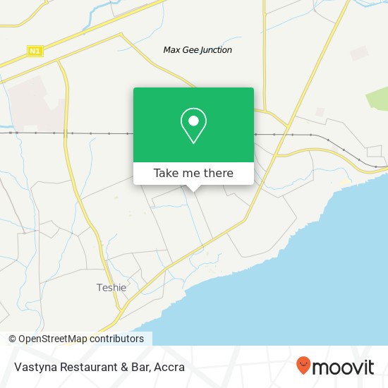 Vastyna Restaurant & Bar map