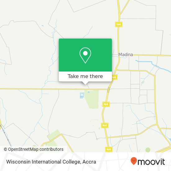Wisconsin International College map