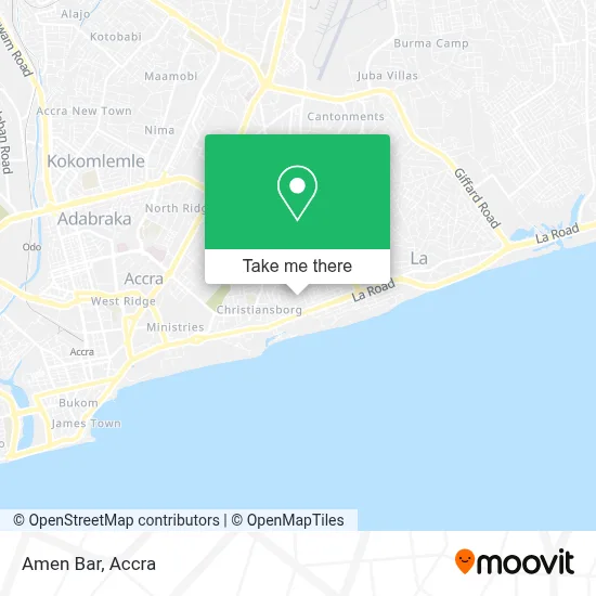 Amen Bar map