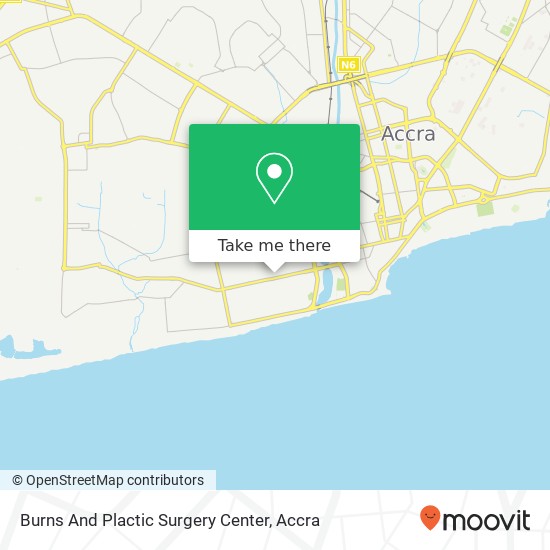 Burns And Plactic Surgery Center map