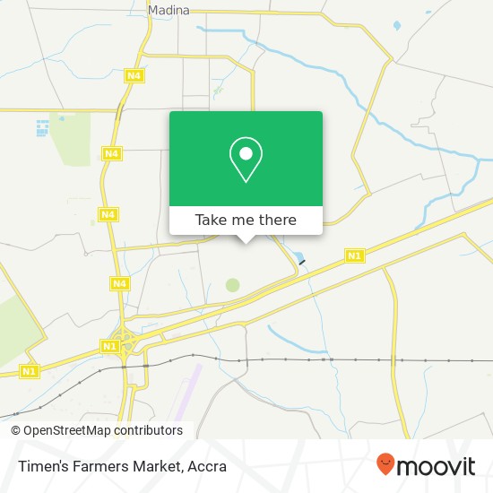 Timen's Farmers Market map