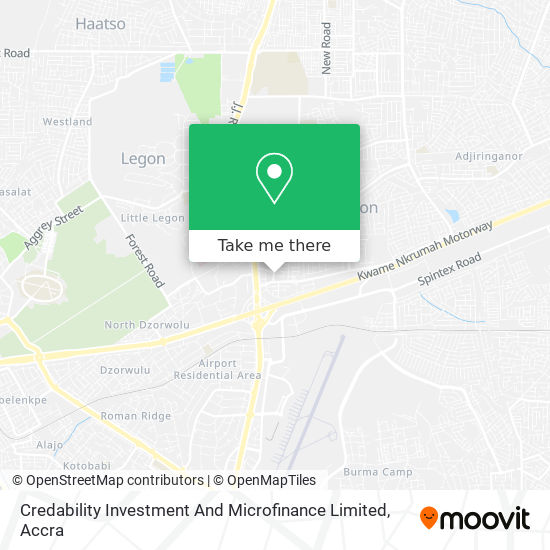 Credability Investment And Microfinance Limited map