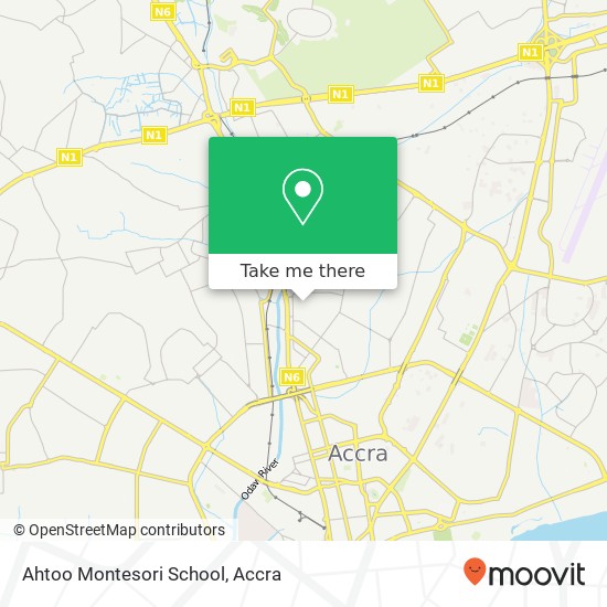 Ahtoo Montesori School map