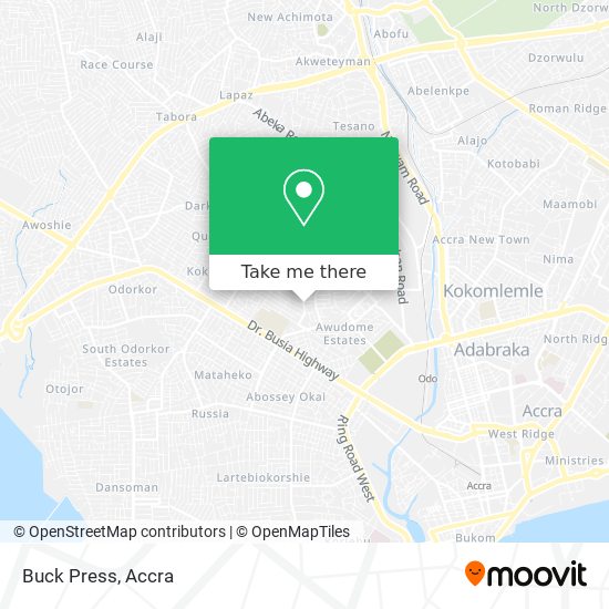Buck Press map