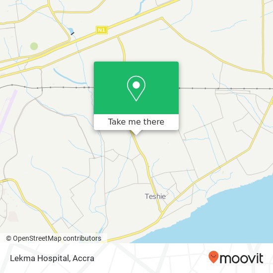 Lekma Hospital map
