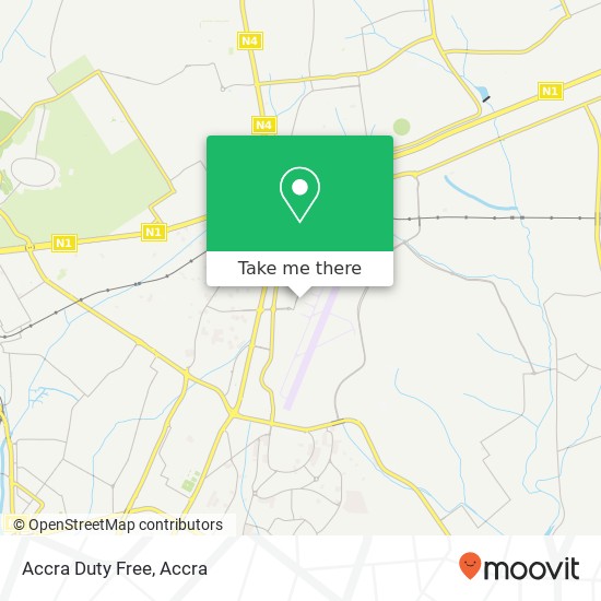Accra Duty Free map