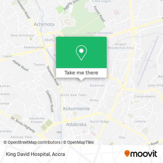 King David Hospital map